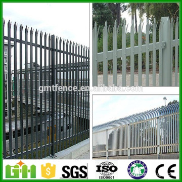 PVC Coated Steel Palisade Metal Fence